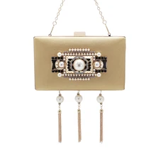 Золото/красный/черный Женские Блеск Алмазный бисера Вечерние сумки Свадебное Кошелек сцепления с Бриллиантовая подвеска украшения(C926