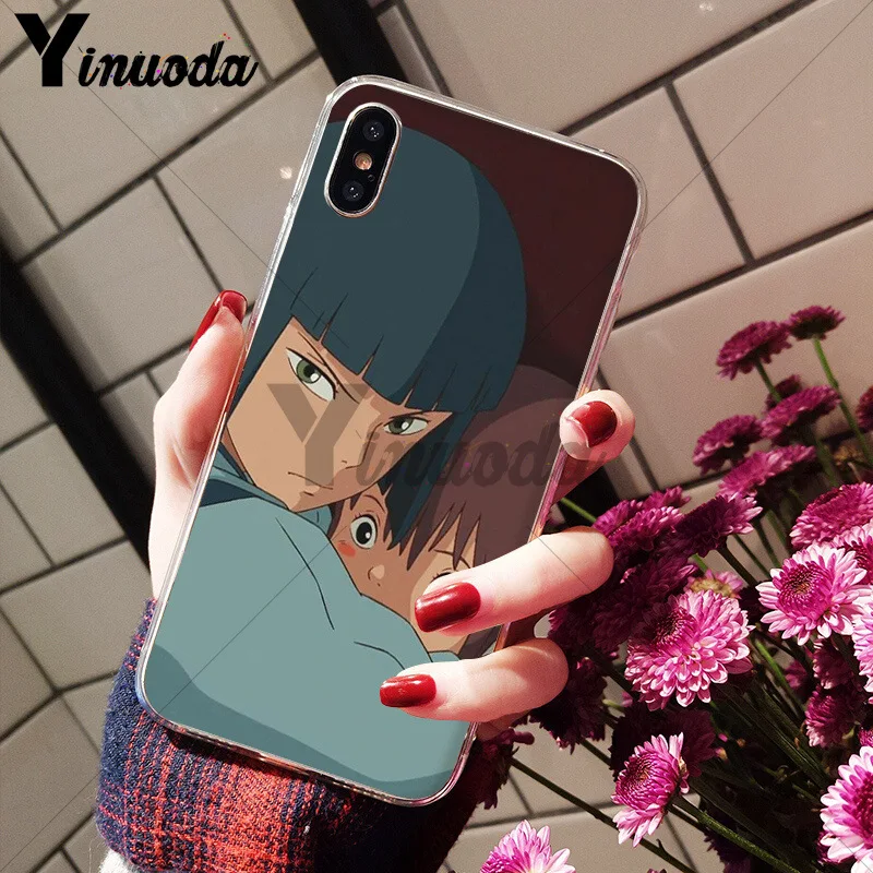 Yinuoda мультфильм студия Ghibli Унесенные призраками Тоторо TPU чехол для телефона чехол для iPhone 6S 6plus 7plus 8 8Plus X Xs MAX 5 5S XR