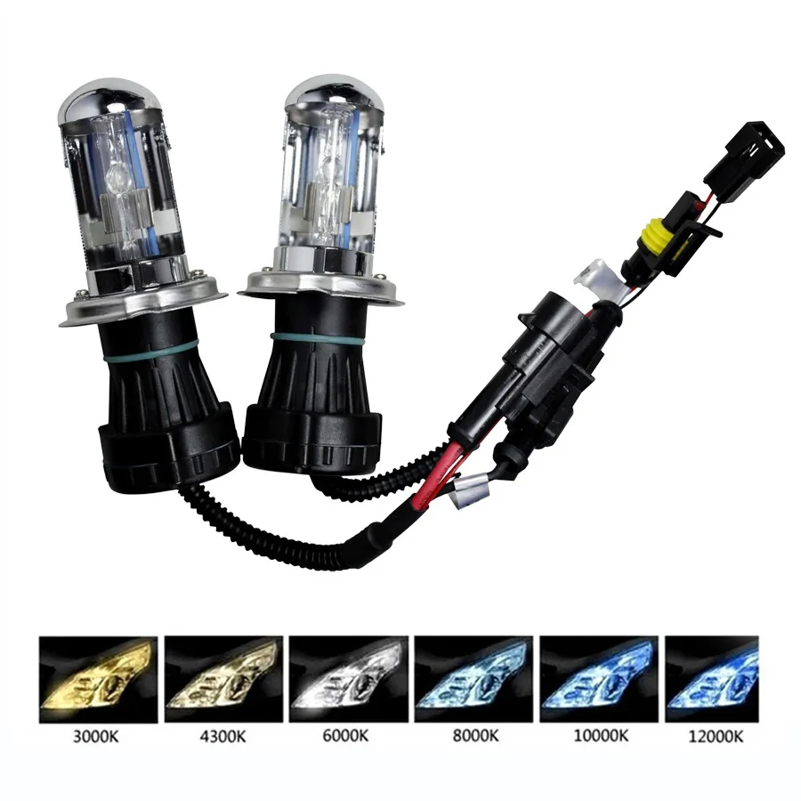35 Вт лампы ксеноновые H4 4300 К HID фар Ксеноновые для KIA/FORD/faw/MAZDA 93 -00/NISSAN/ACURA/soueast/джип