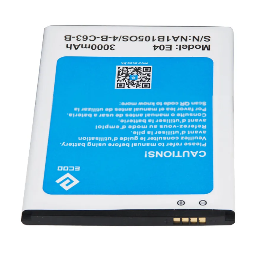 Высокое качество 3000 mAh 3,7 V литий-ионная аккумуляторная батарея для Elephone E04/Bluboo X6 мобильный телефонная батарея