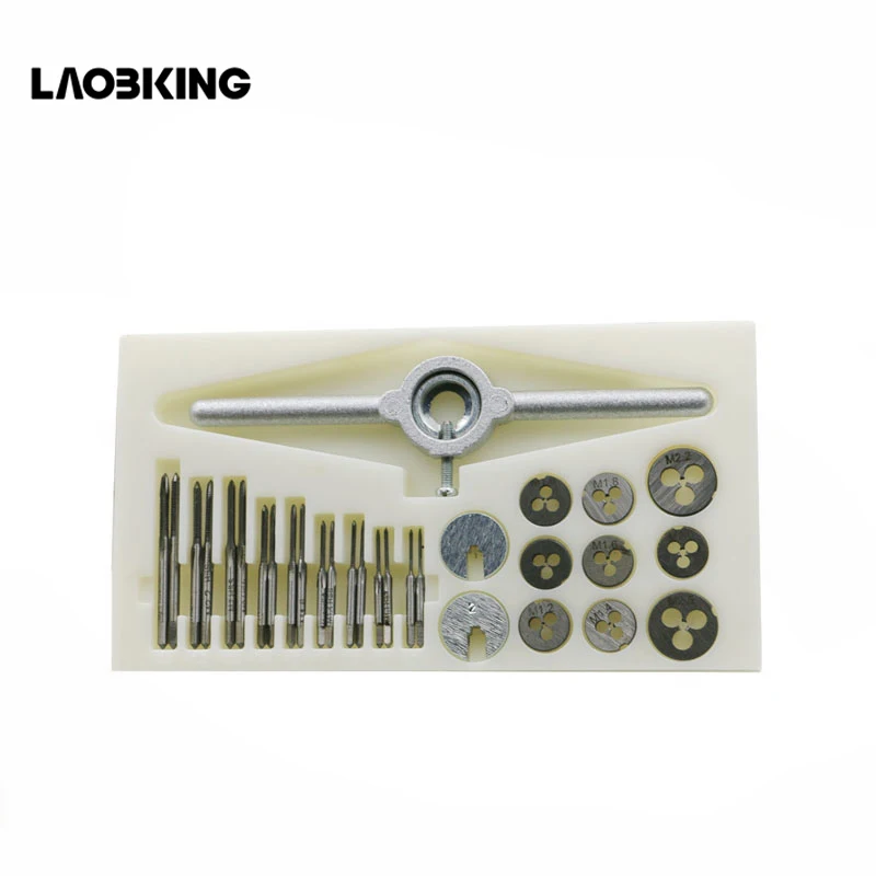 30pcs Metric Taps Dies Set Mini NC Screw Thread Plugs Carbon Steel Hand Tools | Инструменты
