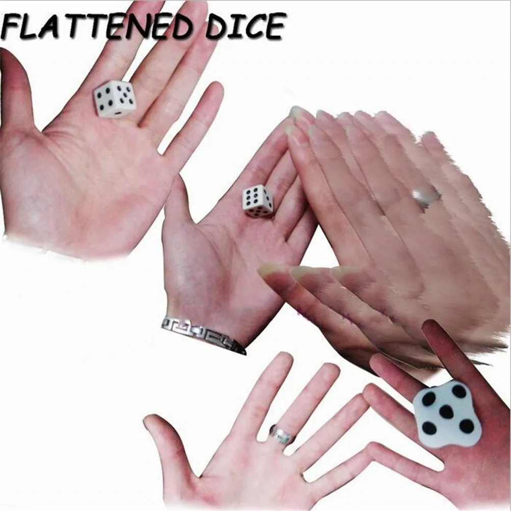 Flat Dice Easy Magic Close up Dice Magic Trick Beat Easy To Learn Mini