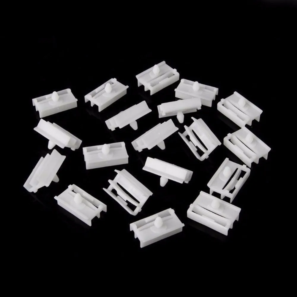 

White 20 Pieces Molding Exterior Side Sill Skirt Trim Clip Fasteners For BMW E36 E46 #271197