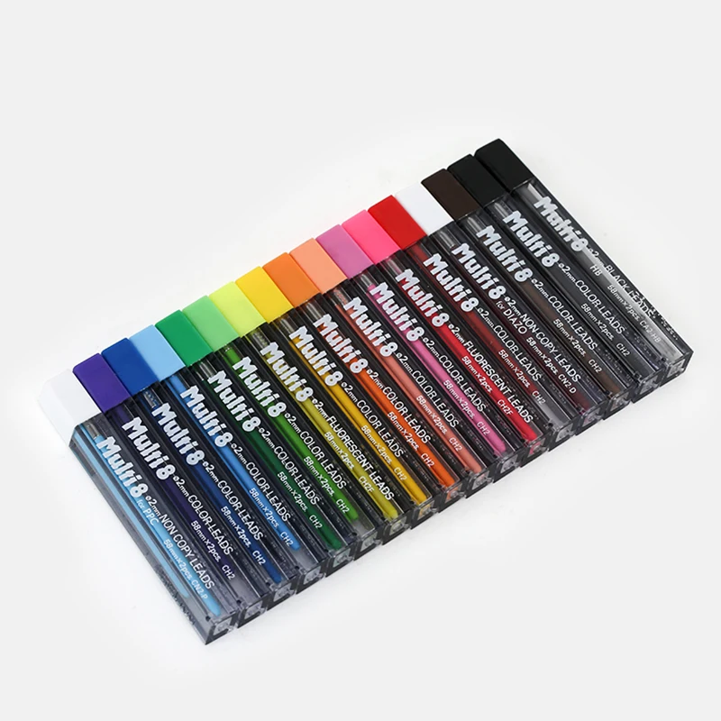 LifeMaster Pentel Multi 8 Lead Refill механические стержни для карандаша 2,0 мм цветные карандаши графит Скрапбукинг дизайн канцелярские принадлежности