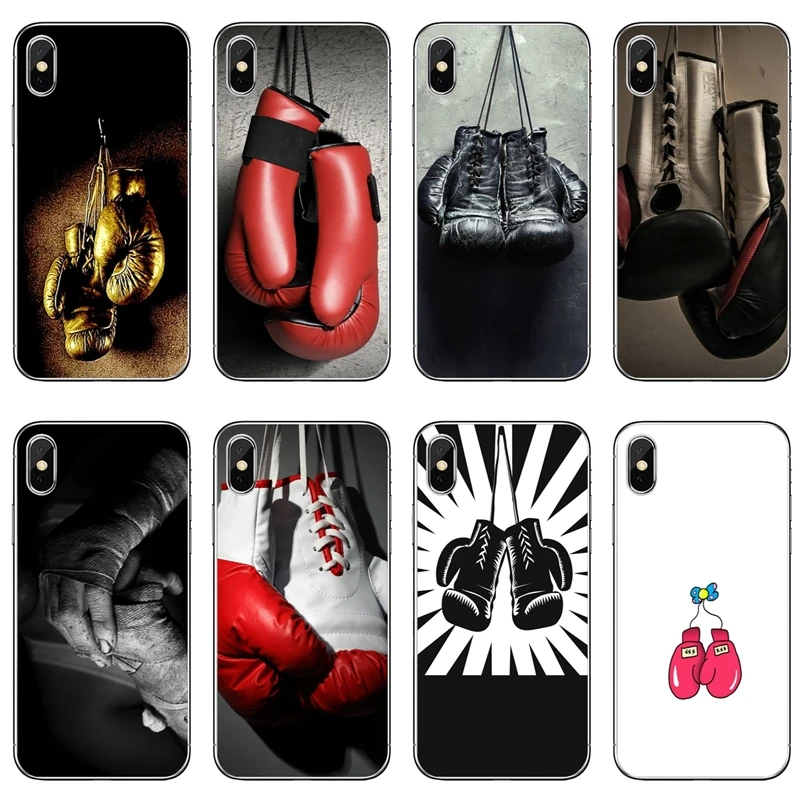 

vintage Boxing Gloves Newest For Huawei P20 P10 P9 P8 pro Lite plus pro P Smart Mini Nova 2 3 3I TPU Soft phone cover case