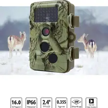 PPDDHKK 16 Mage пикселей 1080 P HD видео Водонепроницаемый охотничья видеокамера для диких животных Охотничьи Аксессуары для внедорожников с функцией ночного видения