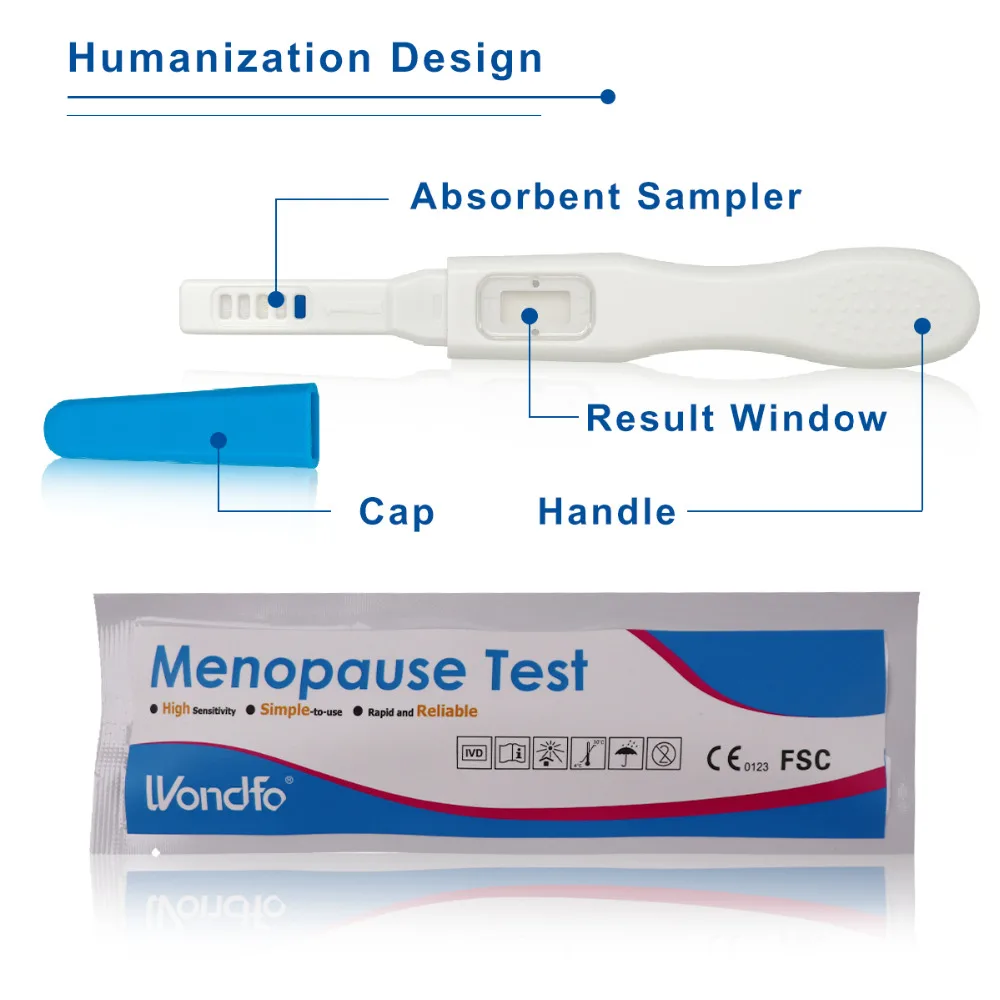 WONDFO 2 шт один шаг FSH(фолликулостимулирующий гормон) Менопауза тест мочи 2т