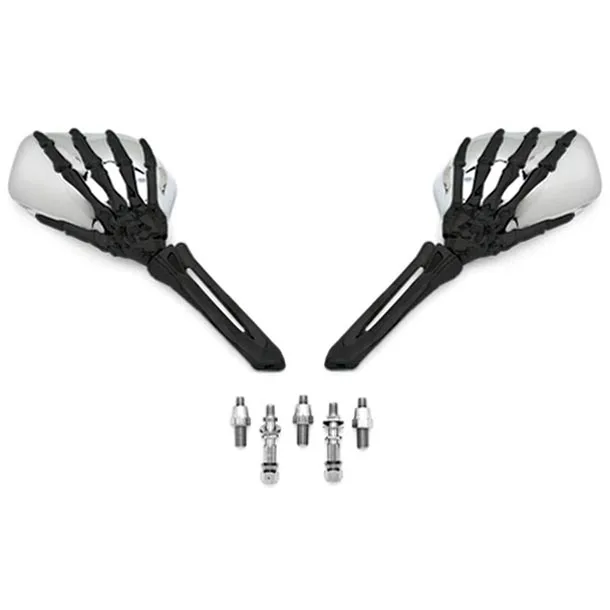 Совершенно новые скелетные черепа ручной Мотоцикл зеркала для Yamaha V-Star Vstar V Star XVS 1100 на заказ