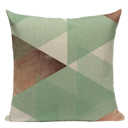 Geometric Tropical Pillow cushion Teal Blue Pillows Decorate Modern Turquoise Green decorative pillow vintage cushion covers