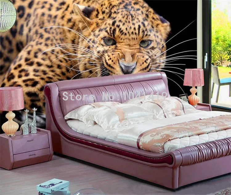 Персонализированные настройки 3D стерео животных тигра фото обои Гостиная Спальня 3D Ландшафтный дизайн росписи Papel де Parede