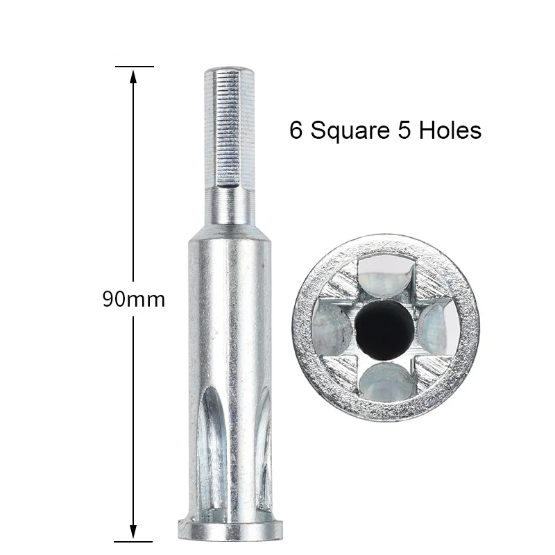 Электрический инструмент для закручивания проводов, 5 отверстий, электрик, Универсальный автоматический закручивающий провод для зачистки, двойной разъем машины - Цвет: 6 square 5 holes