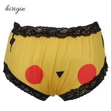 HIRIGIN смесовая ткань на основе хлопка женский купальник POKEMON GO женские стринги пляжное бикини нижнее белье