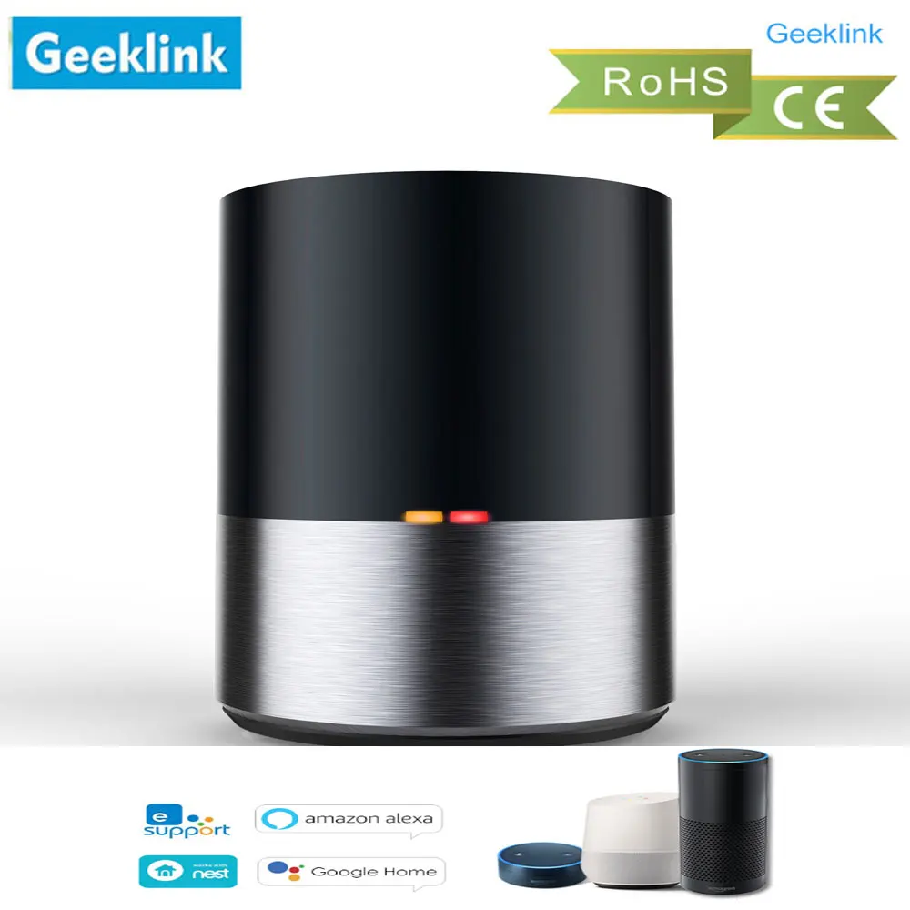 

Geeklink Smart Home Automation WIFI+IR+4G Universal Remote Controller iOS Android Voice Control Works with Alexa