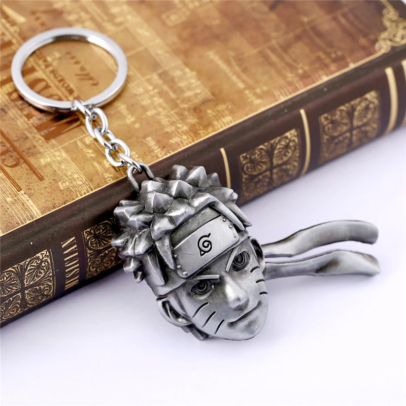NARUTO Key Chain Ninja Key Rings For Gift Jewelry Anime Key Holder Souvenir Action Figure Cosplay Toys