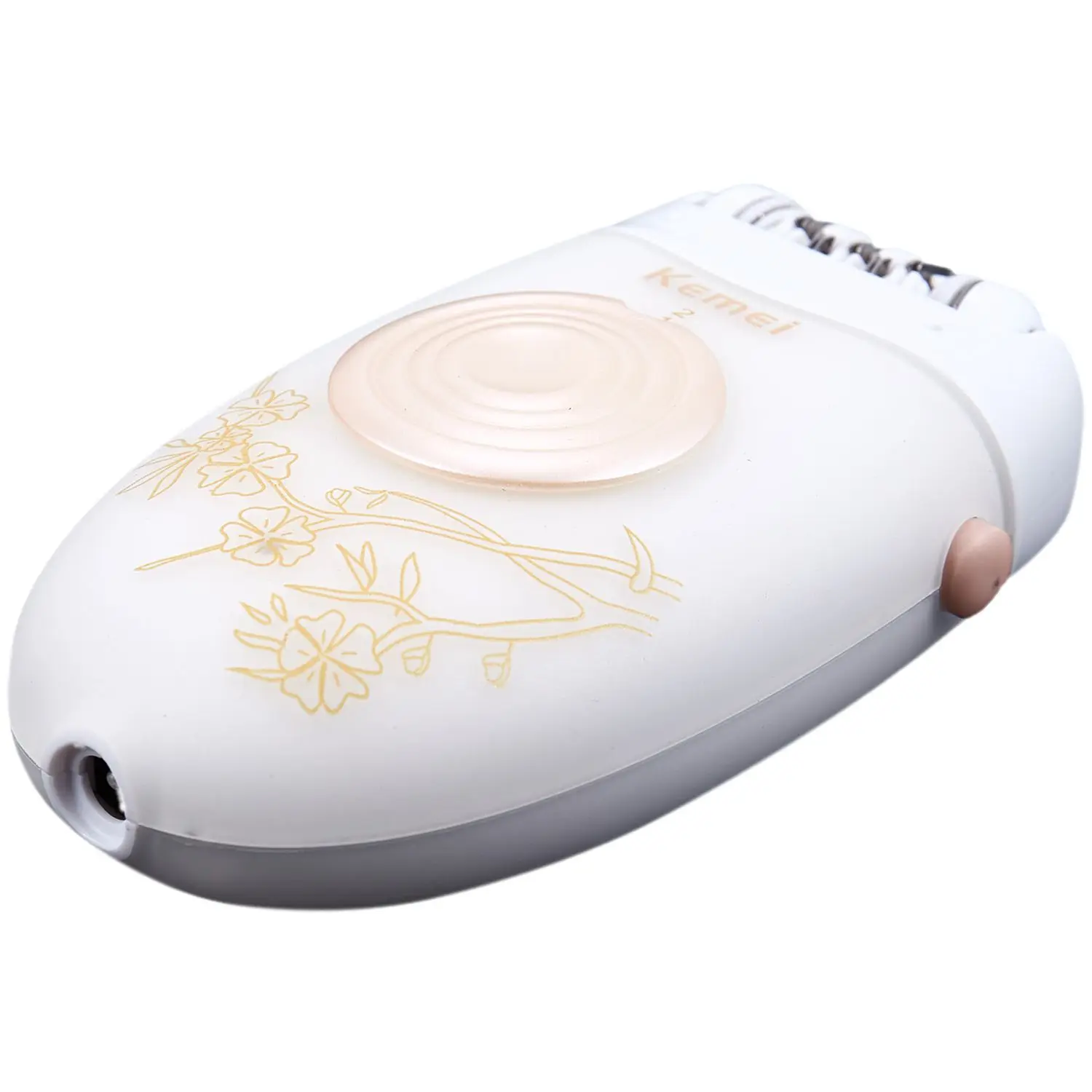 Kemei KM-3076 2 в 1 белый Эпилятор Триммер для женщин электрический эпилятор для женщин для бикини удаление волос Многофункциональный