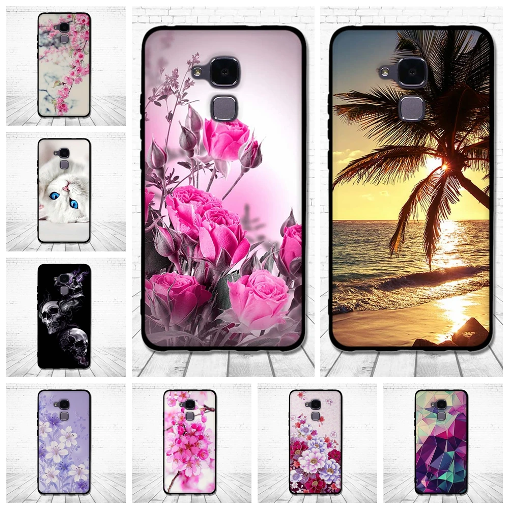 

Phone Case For Huawei Honor 5C / 7 Lite / GT3 5.2" Soft TPU Silicone Case For Huawei Honor 5C Case Back Cover Honor 5c hoesjes