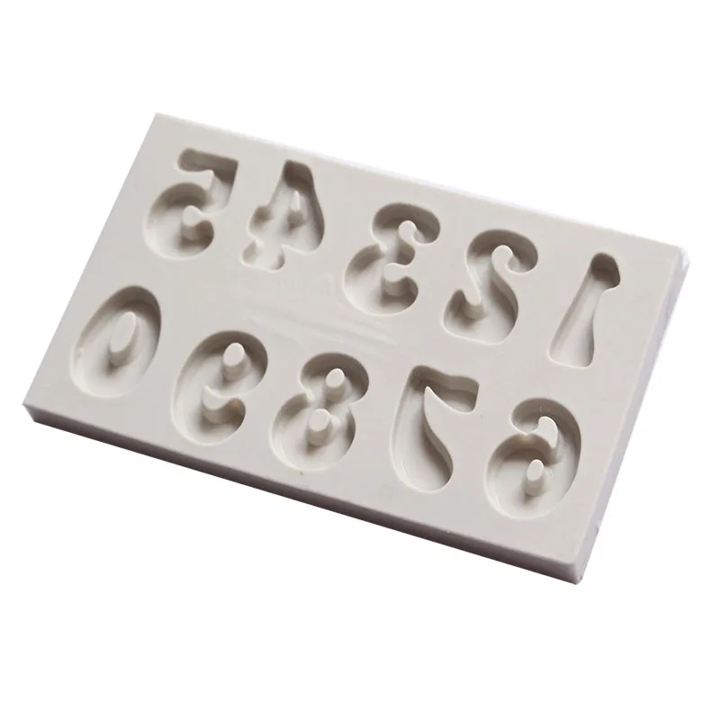 letter number silicone cake chocolate
