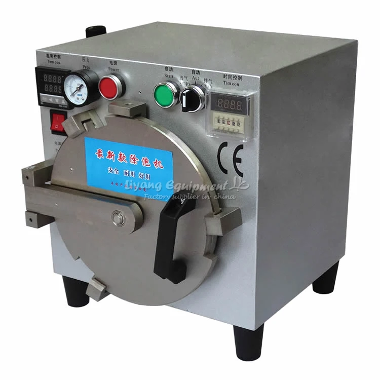 

LY 963A self-lock OCA Bubble Defoaming Machine for 10 inch mobile LCD Screen Repair Refurbished