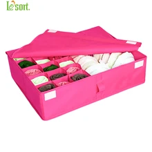 Органайзер для нижнего белья Нижнее белье Для Хранения Красочные Моющиеся Складной Ящик для Хранения Сумки 16 Сетке для Bra Галстук Носок Белье Организатор