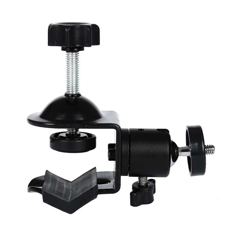 

Slow Tripod Clip Clamp Mount Holder for Studio Camera with 360 Swivel Tripod Mini Ball Head Standard 1/4" Screw,SLR, Digital SLR