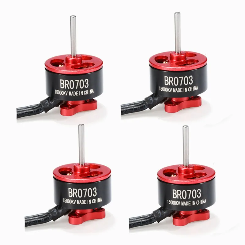 4 ШТ. Racerstar Гоночный Издание 0703 BR0703 8000KV 10000KV 12000KV 15000KV 1-2 S Безщеточный Для RC Drone FPV Quadcopter DIY