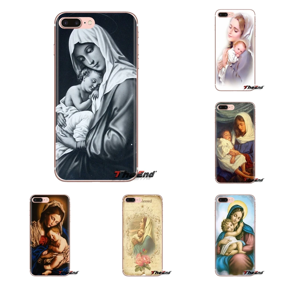 

Virgin Mary Christian Christmas Jesus TPU Transparent Cover For Xiaomi Redmi 4A S2 Note 3 3S 4 4X 5 Plus 6 7 6A Pro Pocophone F1