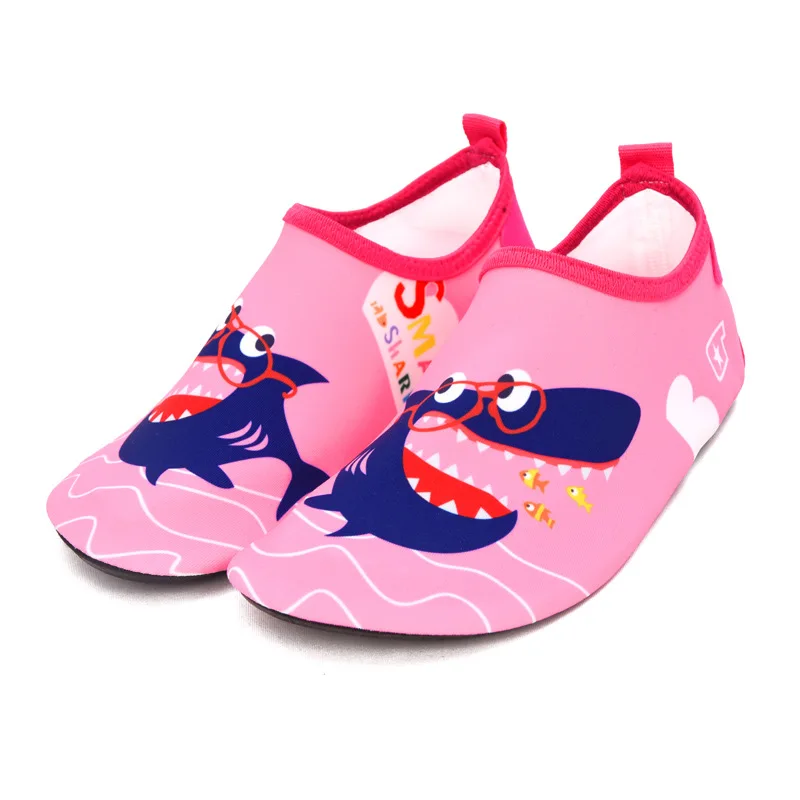 Kids Quick Drying Swim Water Shoes Footwear Barefoot Light Weight Aqua Socks For Beach Pool Cartoon Children Slippers Shoes