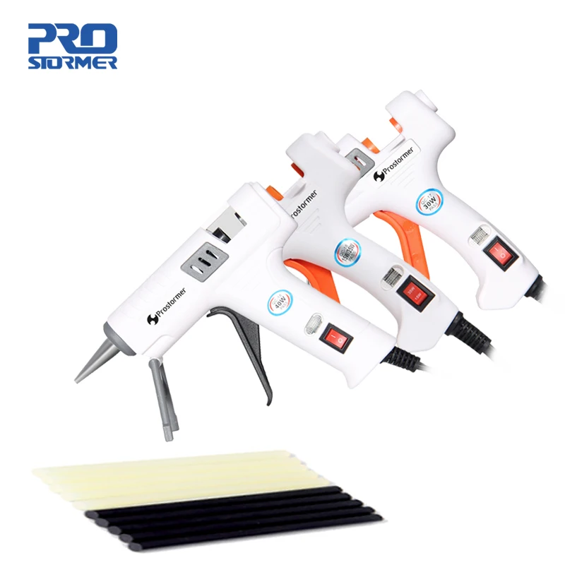 Prostormer Hot Melt Glue Gun with 7MM Glue Stick White Mini Gluegun Thermo Electric Heat Temperature Tool Home DIY Power Tools Prostormer Hot Melt Glue Gun with 7MM Glue Stick White Mini Gluegun Thermo Electric Heat Temperature Tool Home DIY Power Tools