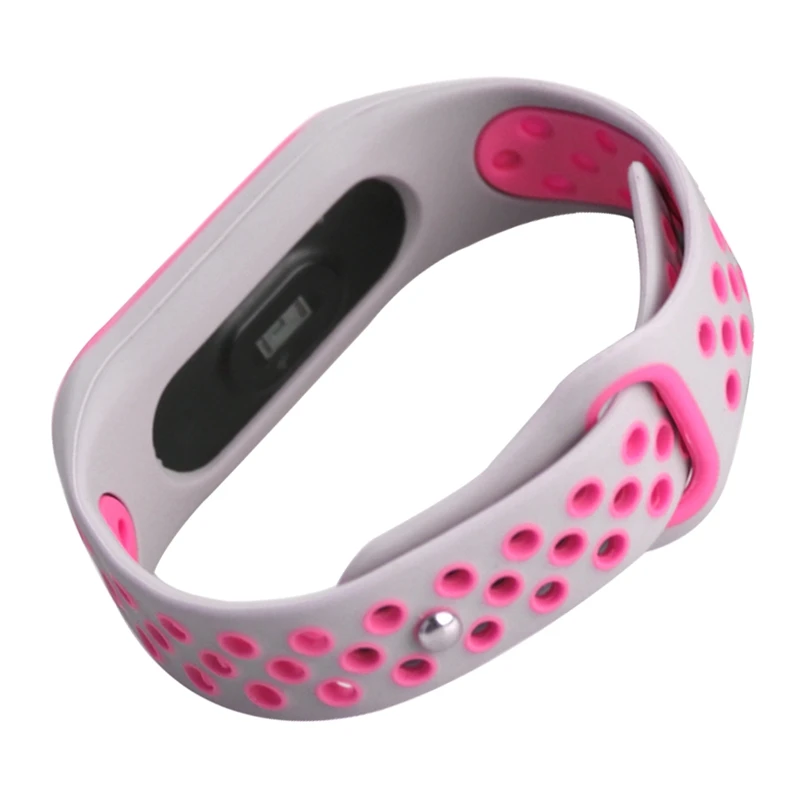 Torntisc Sports wrist strap for Xiaomi Mi Band 3 band Silicone Double Color Replacement Strap Smart Accessories for Mi band 3