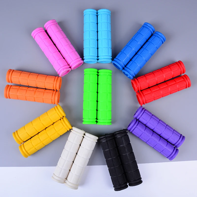 

Rubber Bike Handlebar Grips Cover BMX MTB Mountain Bicycle Handles Anti-skid Bicycles Bar Grips Fixed Gear Parts