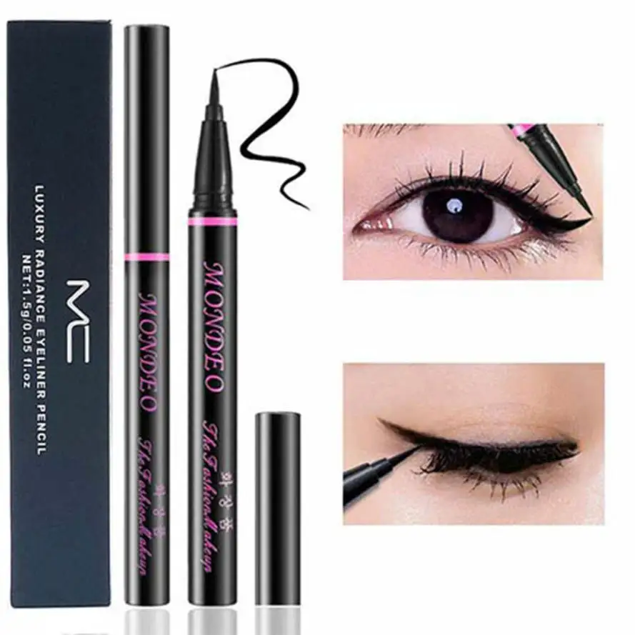 1PCS Waterproof Black EyeLiner single head Pen Makeup High Quality