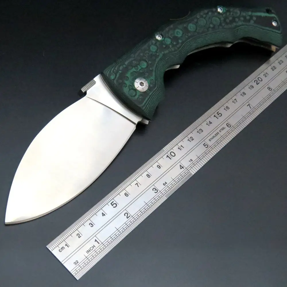 

Portable Hand EDC Tool Cold steel folding knife Outdoor survival Hunting knives Mikata handle Wide blade Pocket Rescue knife