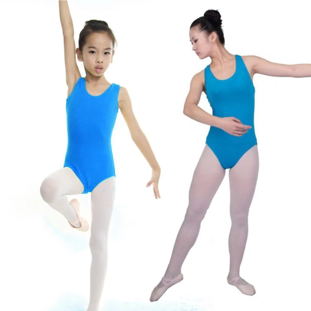 Новое поступление, детское танцевальное гимнастическое трико с юбкой-пачкой, облегающий Костюм Стретч, балетная Одежда для девочек