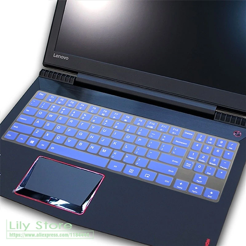 Силиконовый защитный чехол-клавиатура для 15,6 ''lenovo Legion Y720 Y540 Y530 Y520 R720 Y7000(15'') Y730 Y740(17 '' - Цвет: blue