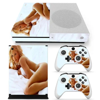 

free drop shipping HOT! High Quality Vinyl Decal Protective Skin Cover Sticker for xboxone slim #TN-XBOXONES-0121