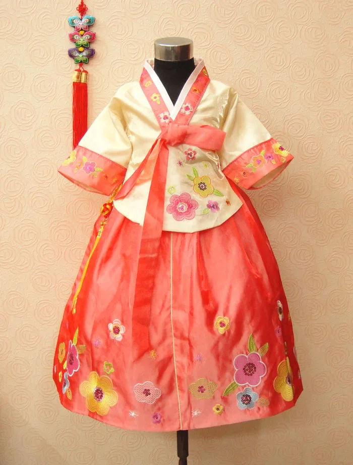 Детское платье с кроликом, fengliu; детское платье с цветочным узором для девочек; нарядное платье; одежда для выступлений; костюм - Цвет: Бежевый