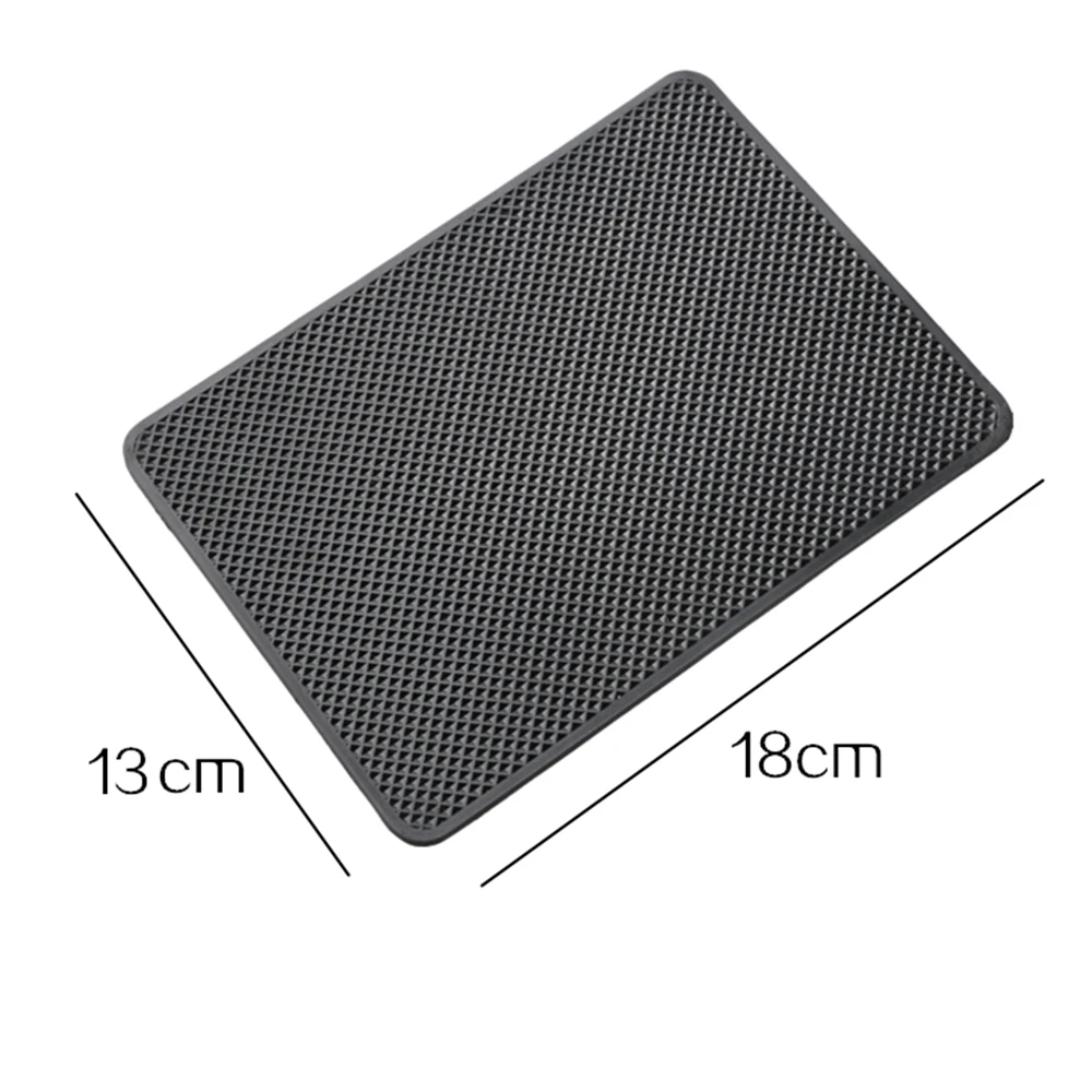 Car Anti-Slip Mat Ornament Cushion Non-slip Pad Dashboard Decoration For Glasses Cell Phone HighTemperature Resistance 18X13CM