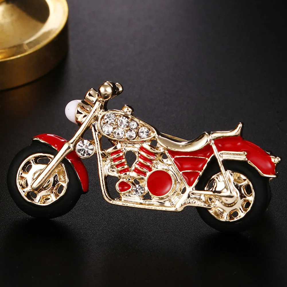 

Fashion Motorcycle Brooch Enamel Brooches Girls Kids Gifts Jewelry Suit Collar Sweater Accessories Pins