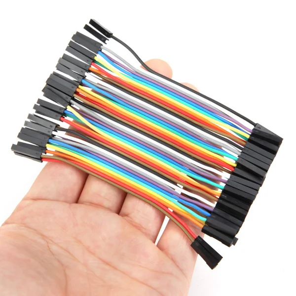 

Best Promotion 40Pcs 10cm Female to Female Color Dupont Line Jumper Cable Wires Connector 2.54mm Best Price
