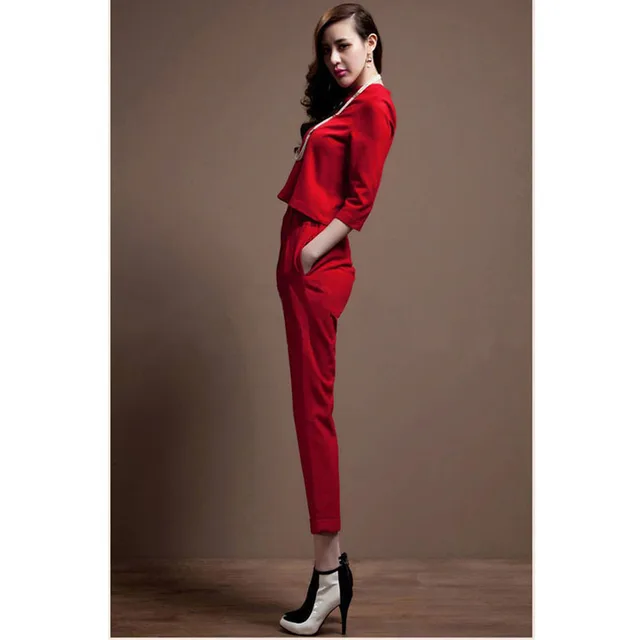 Trajes pantalón elegantes para mujeres nuevo 2015 para