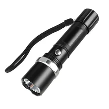 Zoomable lantern CREE XM L2 T6 Tactical Rechargeable Led Flashlight 3800LM Waterproof Led Torch for 3xAAA