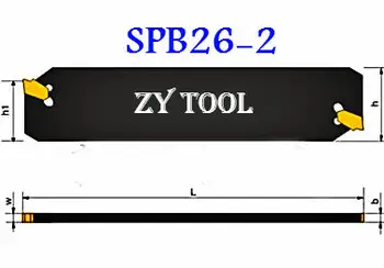 

SPB 26-2 Free Shiping Indexable Part Off Blade 26mm High Parting Blade Suit For SMBB1626/2026/2526,2.0mm width for SP200 Inserts