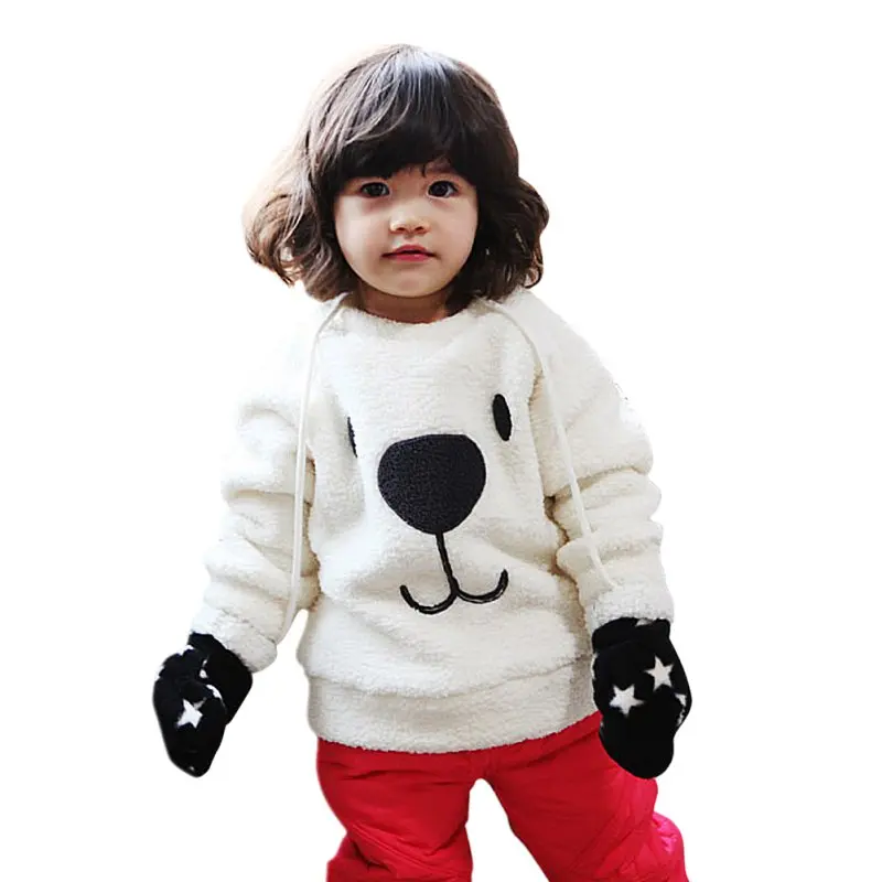 

2018 Crew Neck Casual Warm Pullover Blouse Long Sleeve Sweater Tops Winter Kids Baby New