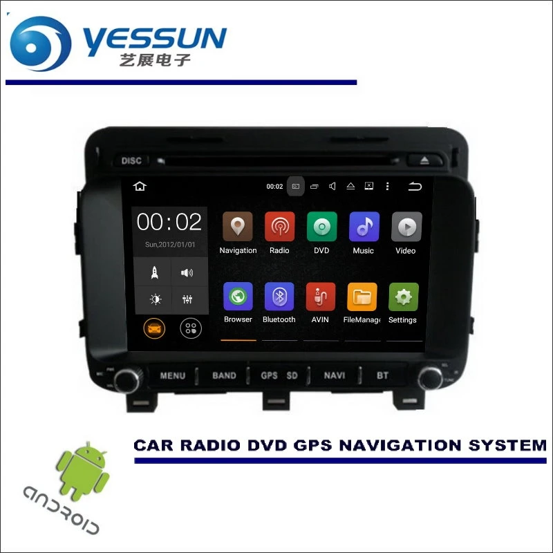 

YESSUN Wince / Android Car Multimedia Navigation System For Kia K5 / Optima 2014~2015 / CD DVD GPS Player Navi Radio Stereo HD