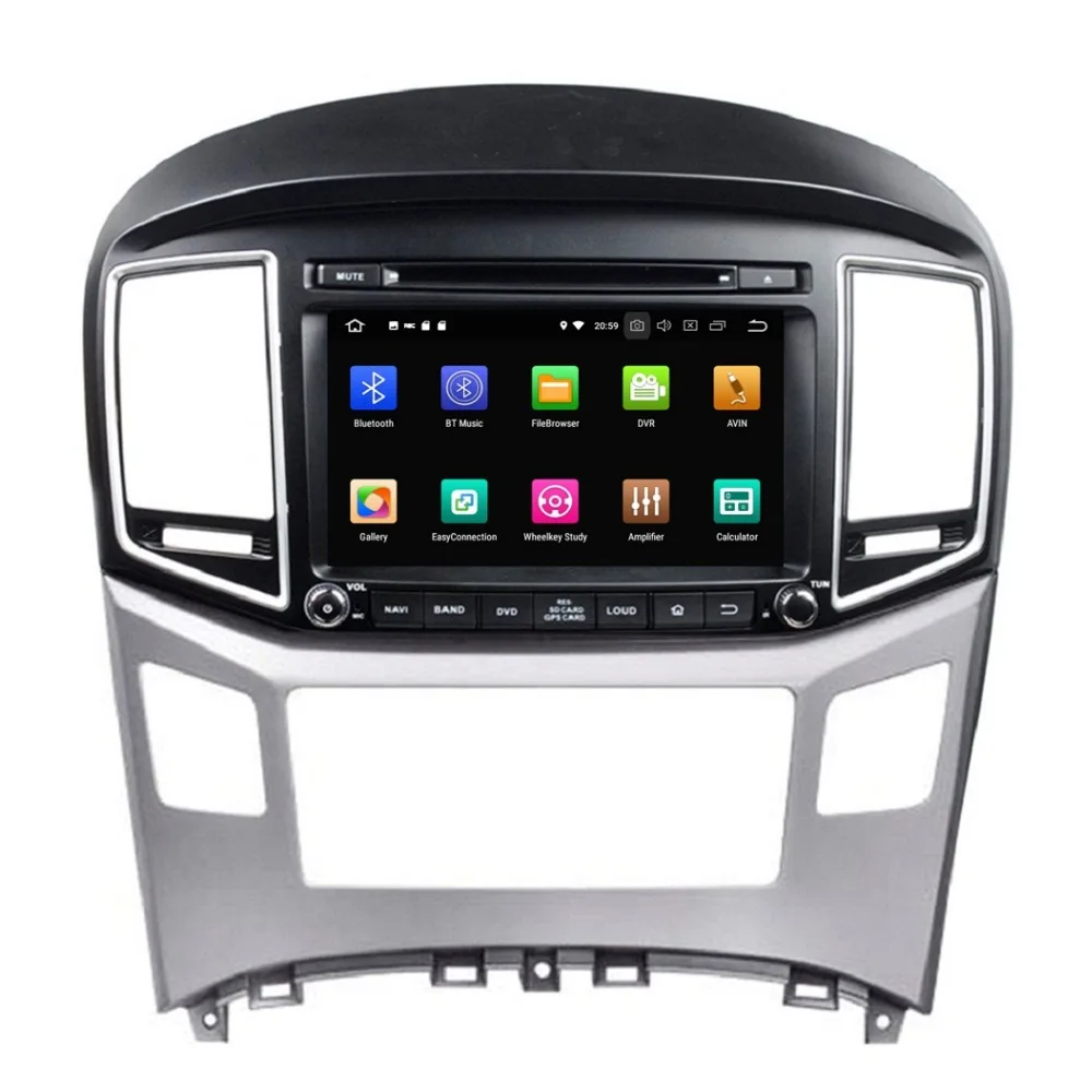 Top 8" Android 8.0 Car Stereo DVD Radio GPS Multimedia for Hyundai H1 2016 2017 4GB RAM Bluetooth WIFI USB Mirror-link 32GB ROM 5