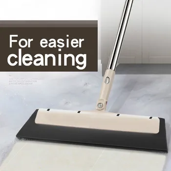 

Magic Broom Rubber Mop Clean Sweep Scraping Dust Hair Bathroom Glass Wiper Blade Cleaning Sweeper Bathroom Accessories tools