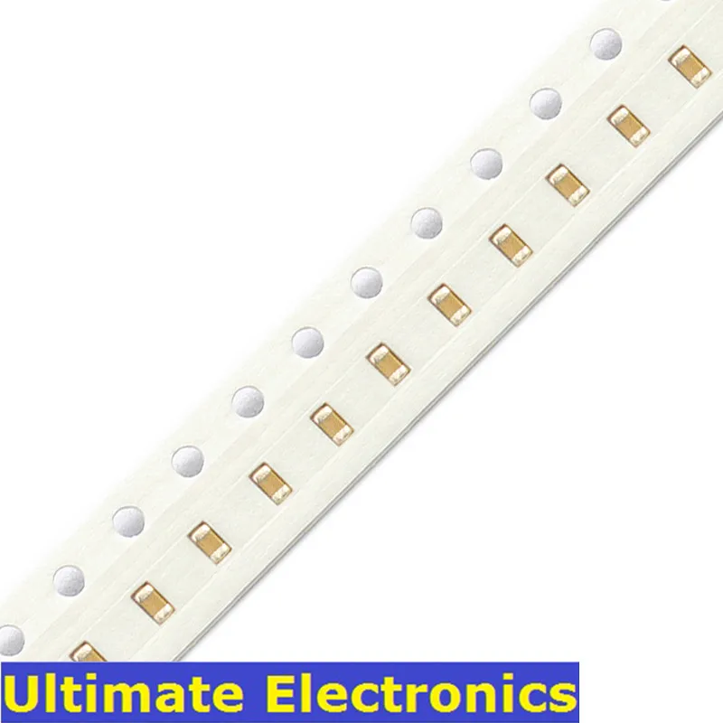 100 шт./лот 0402 SMD многослойный керамический конденсатор 0.5pF ~ мкФ 10pF 100pF 1nF 10nF 15nF 100nF 0 1