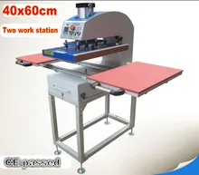 Large size pneumatic two work station heat press machine sublimation heat transfer T-shirt printing machine 60x40cm Large size pneumatic two work station heat press machine sublimation heat transfer T-shirt printing machine 60x40cm
