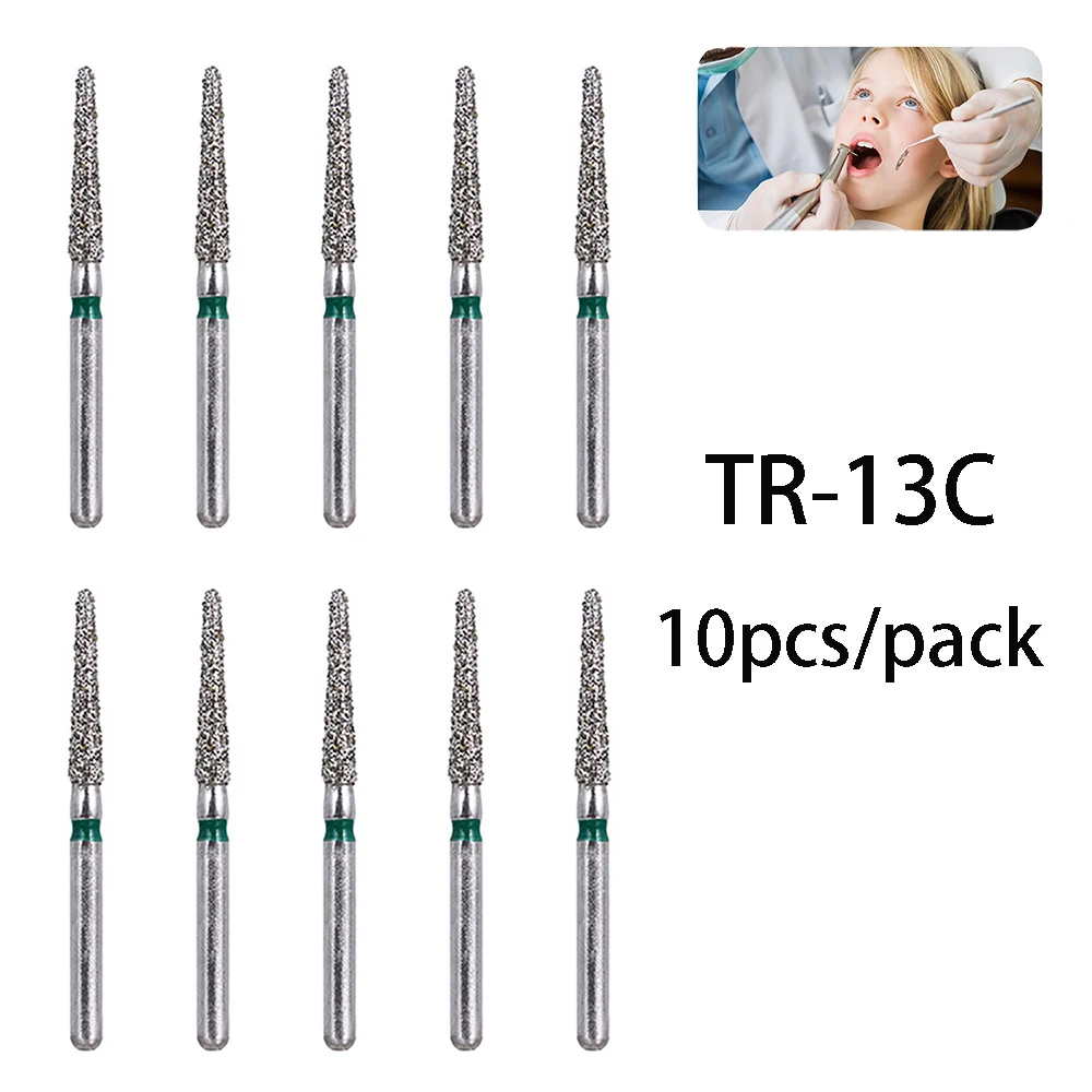 BR-31 Dental Diamond Burs Drill Dentistry Burs High Speed Handpiece Handle Diameter 1.6mm Dentist Tools BR-41 TR-13 FO32