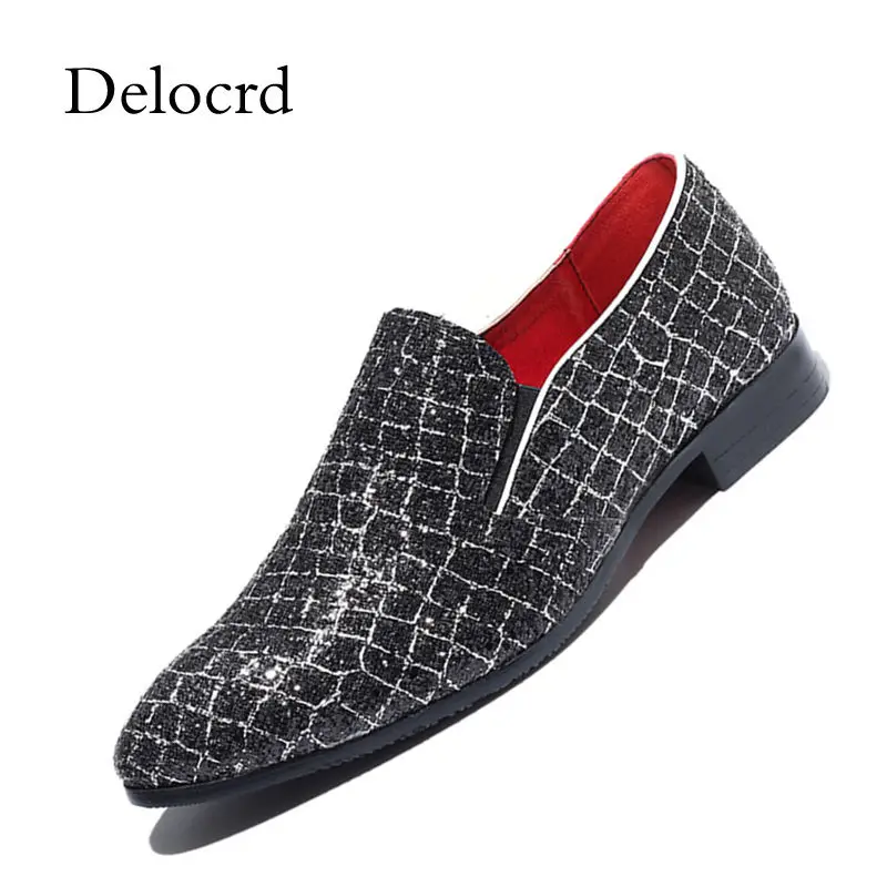 

Plus Size 38-48 Summer Men Driving Shoes Stone Pattern Luxury Flat Loafers Pointed Toe Casual Male Smoking Shoes Drop S